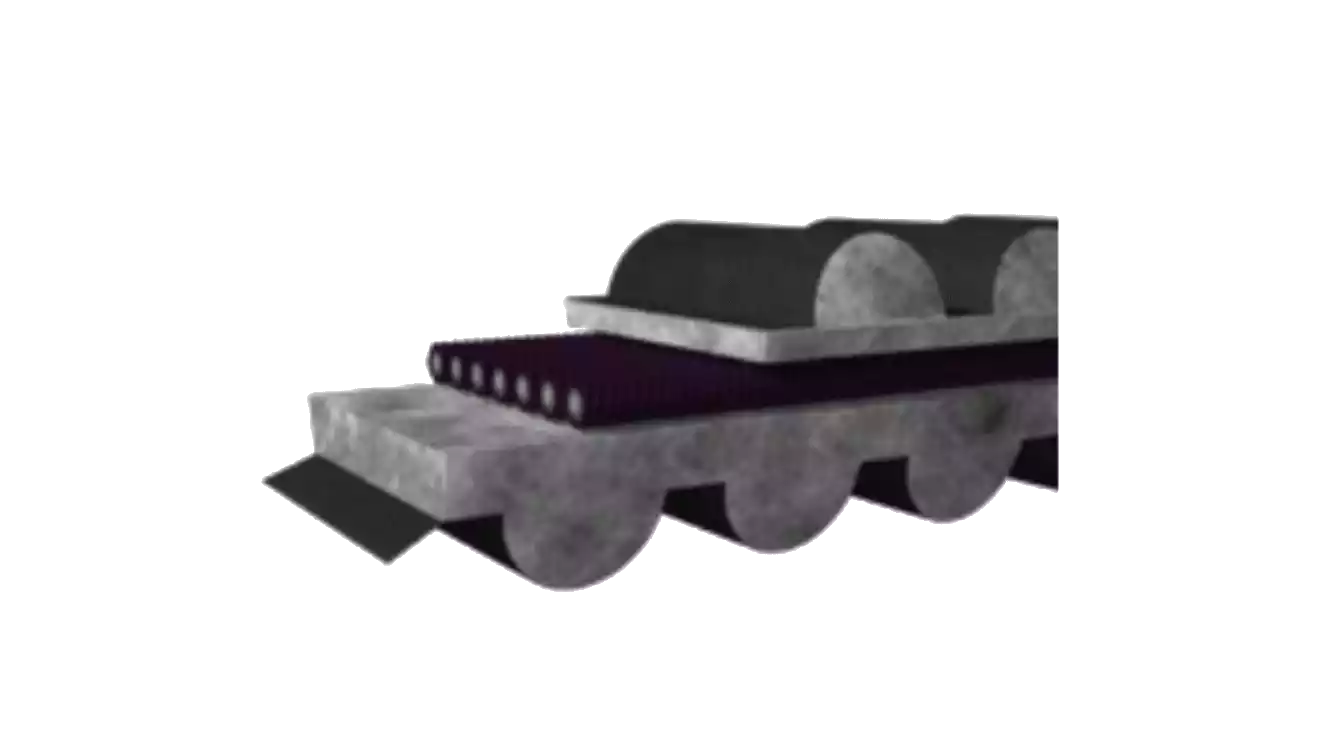 Courroies synchrones double denture